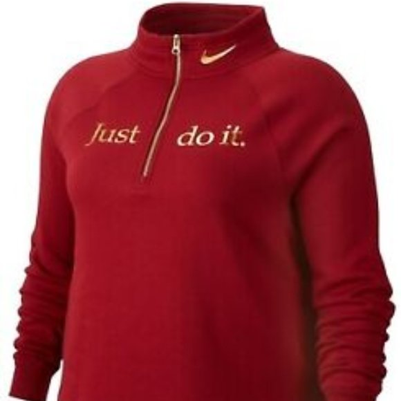 nike gold sweater